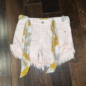 Alter’d State Light Pink Jean Shorts Size 24